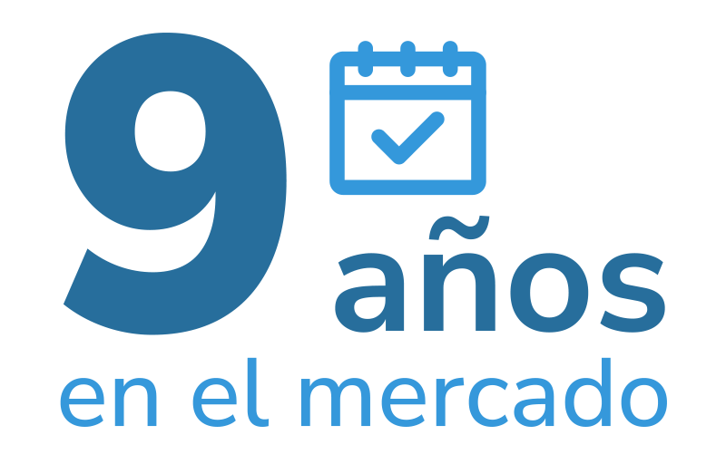 9 años en el mercado